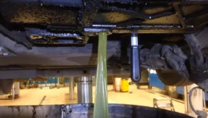 how to flush milky oil from engine