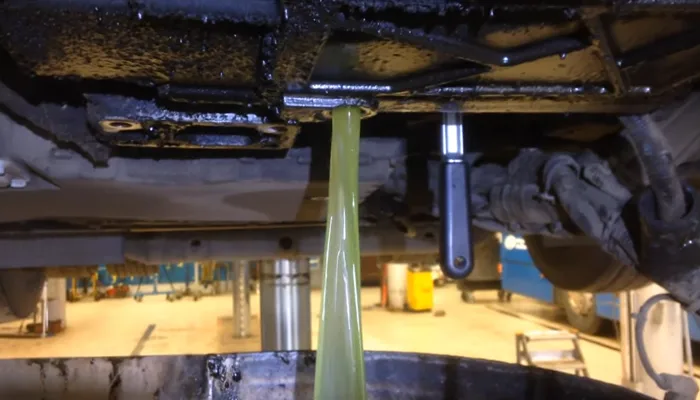 how to flush milky oil from engine
