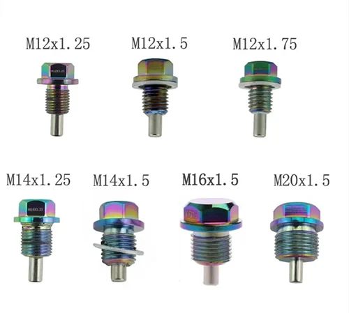 Oil Plug Size Chart