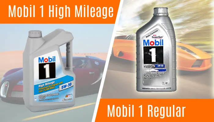 mobil 1 high mileage vs regular
