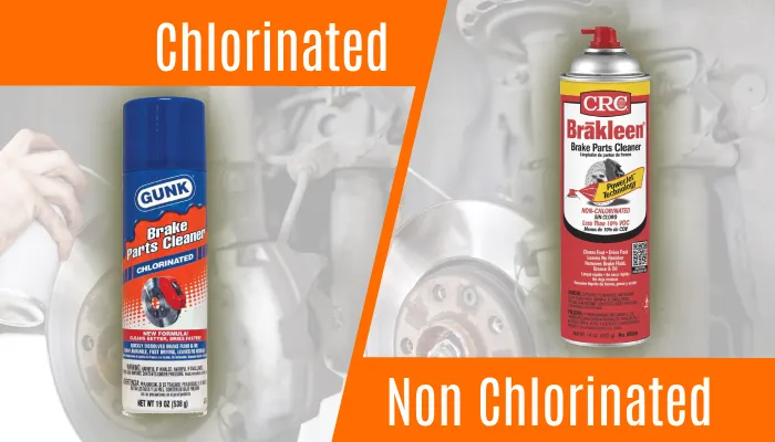 chlorinated vs non chlorinated brake cleaner