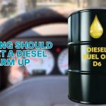 how long should you let a diesel warm up