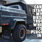 Can I Start My Diesel Truck While Its Plugged in