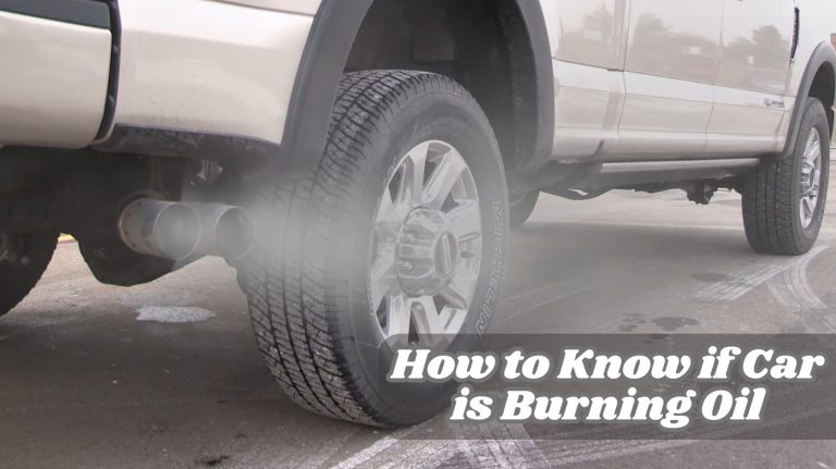 How to know if car is burning oil