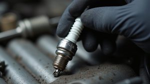 apply grease to spark plugs