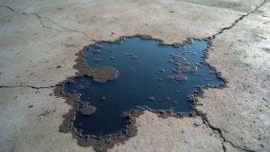 diesel causes concrete stains