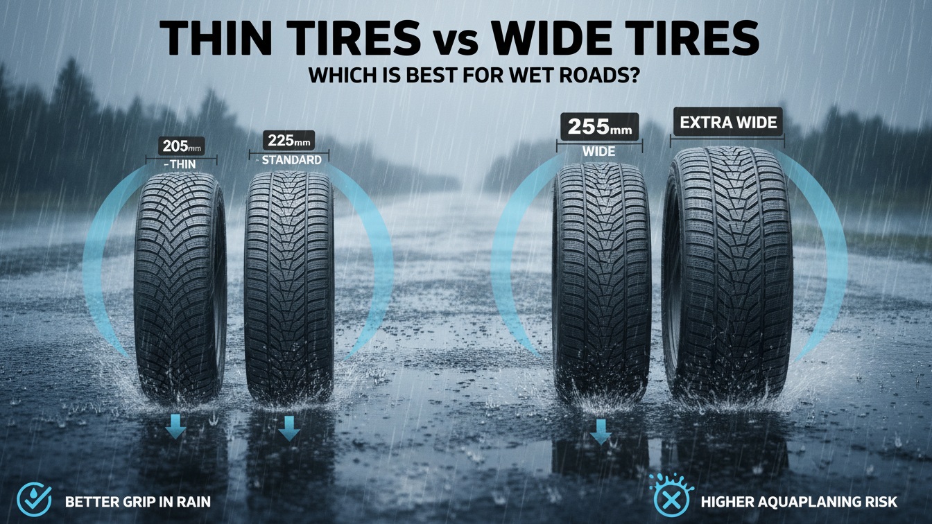 Thin Tires vs Wide Tires
