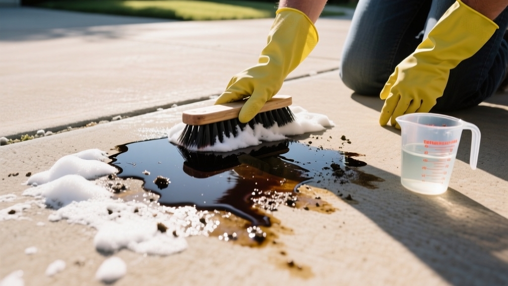 Best Way to Remove Oil Stains From Concrete