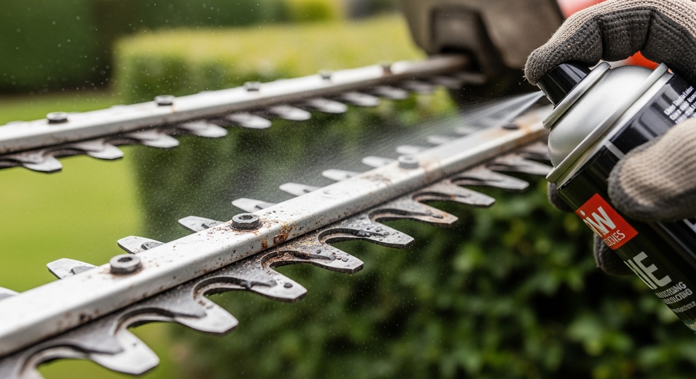 best lubricant for hedge trimmer blades
