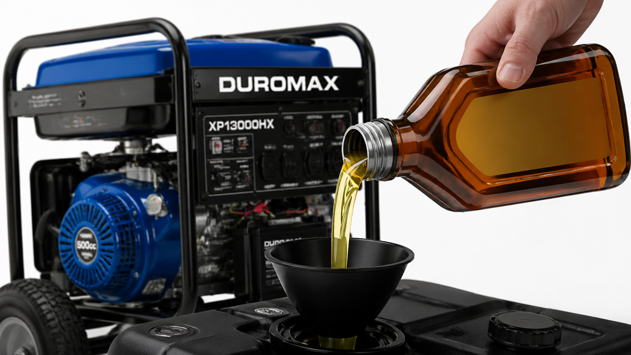 best oil for duromax generator