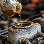brake fluid can corrode