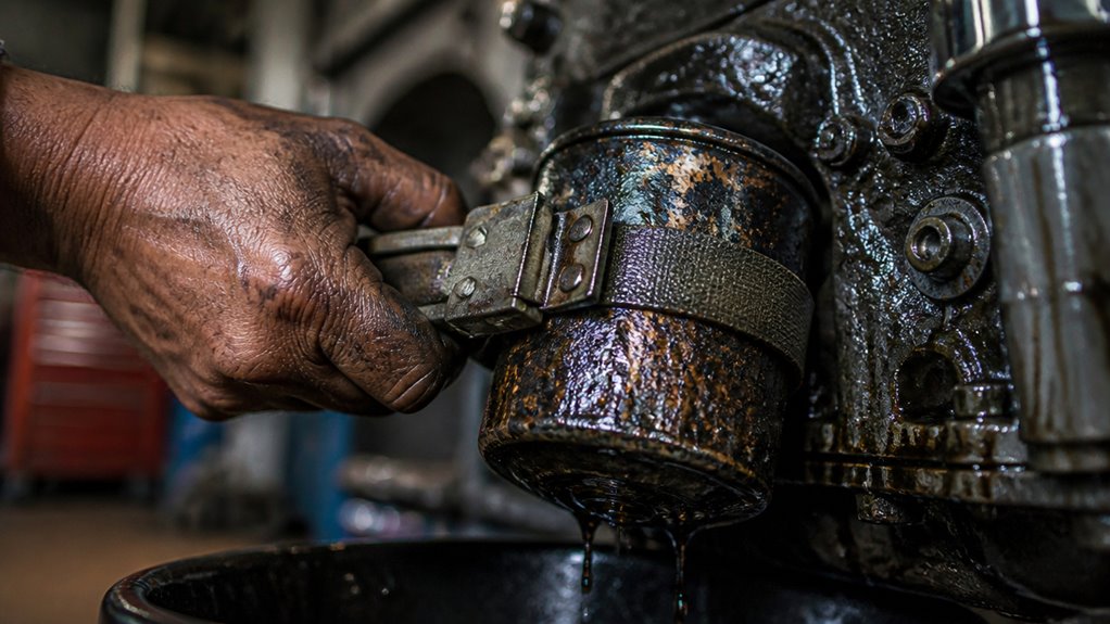 stubborn stuck oil filter