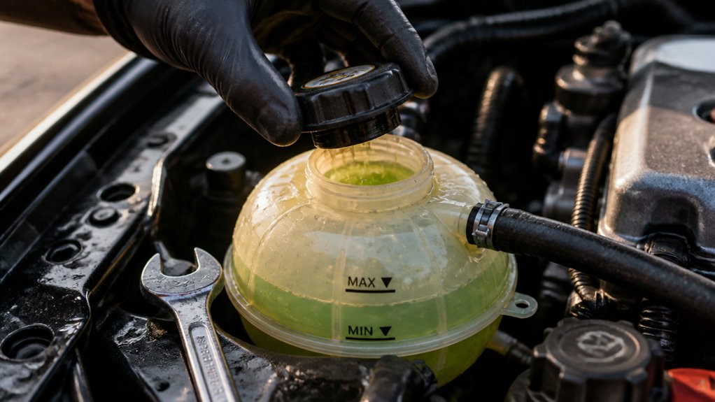 check coolant level regularly