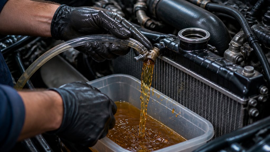 flushing vehicle coolant system