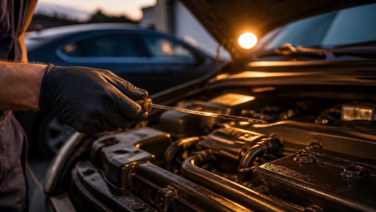check oil after driving